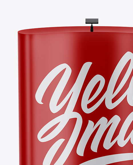 Matte Spring Pop Up Stand Mockup PSD #1