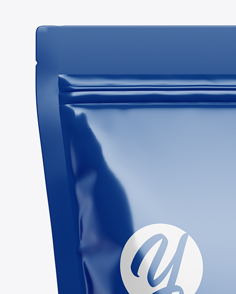 Glossy Stand Up Pouch Mockup PSD #2
