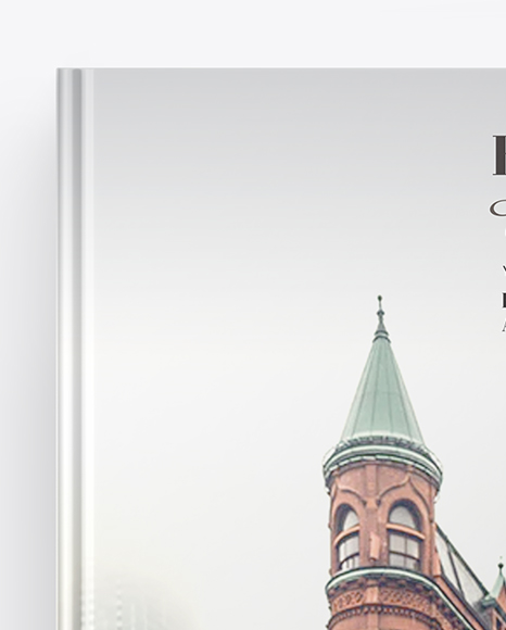 Book w/ Matte Cover Mockup