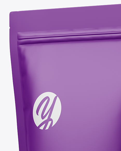 Matte Stand Up Pouch Mockup PSD #2