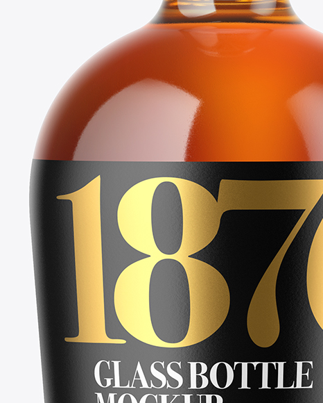Cognac Bottle Mockup PSD #7