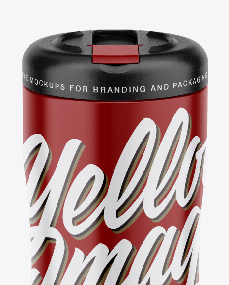 Plastic Jar Mockup PSD #2