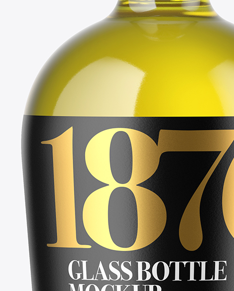 Olive Oil Bottle Mockup PSD #7