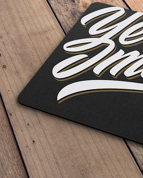 Download Mouse Pad Mockup in Stationery Mockups on Yellow Images Object Mockups