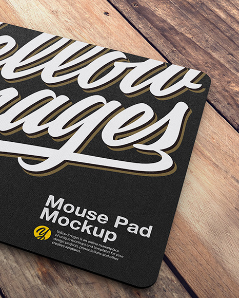 Download Mouse Pad Mockup In Stationery Mockups On Yellow Images Object Mockups PSD Mockup Templates