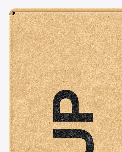Kraft Box Mockup PSD #2