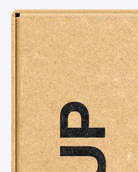 Kraft Box Mockup PSD #2