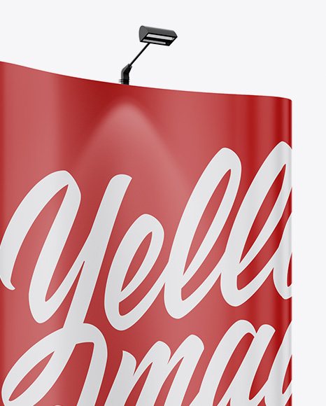 Matte Spring Pop Up Stand Mockup PSD #6