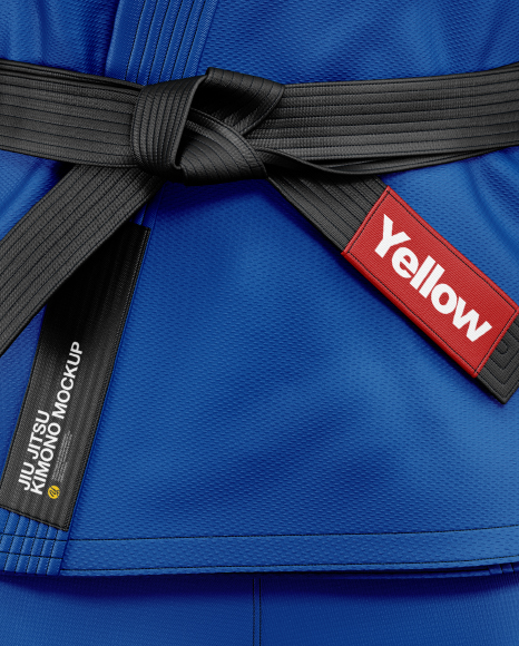 Download Jiu Jitsu Kimono Mockup Front View In Apparel Mockups On Yellow Images Object Mockups