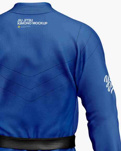 Download Jiu Jitsu Kimono Mockup Back View In Apparel Mockups On Yellow Images Object Mockups