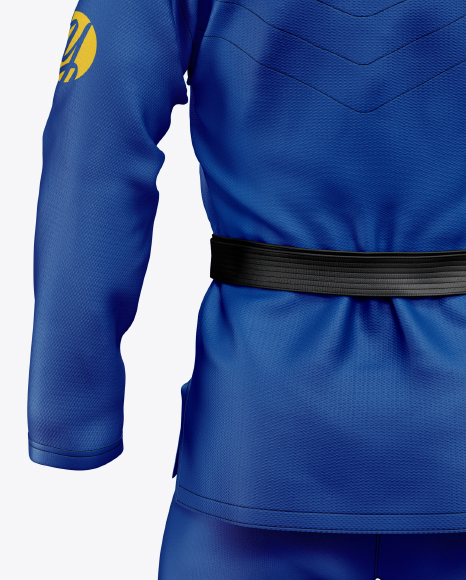 Download Jiu Jitsu Kimono Mockup Back View In Apparel Mockups On Yellow Images Object Mockups