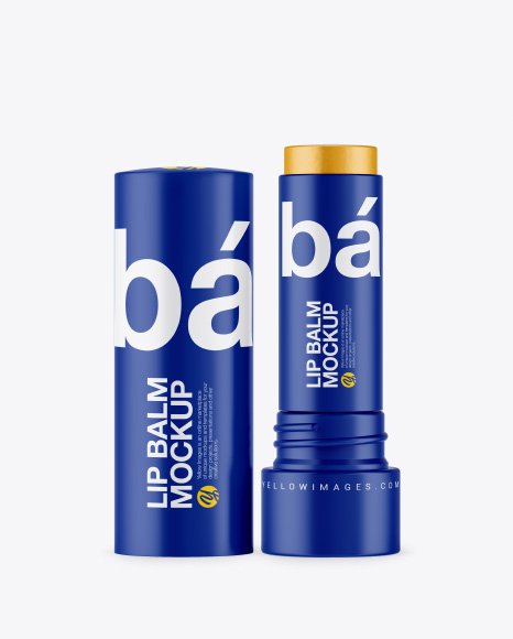 Download Matte Lip Balm Tube Mockup In Tube Mockups On Yellow Images Object Mockups Yellowimages Mockups