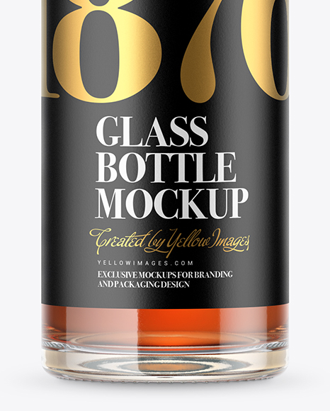 Cognac Bottle Mockup PSD #6