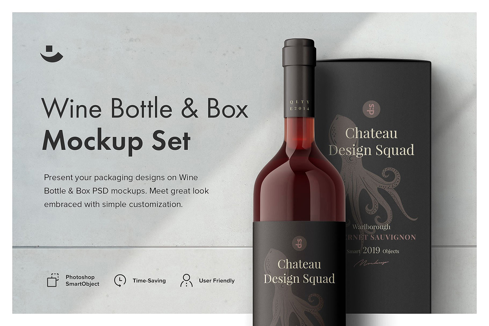 Essential Wine Bottle Mockup Set In Packaging Mockups On Yellow Images Creative Store