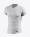 Download Men's T-Shirt HQ Mockup - Halfside View in Apparel Mockups ...