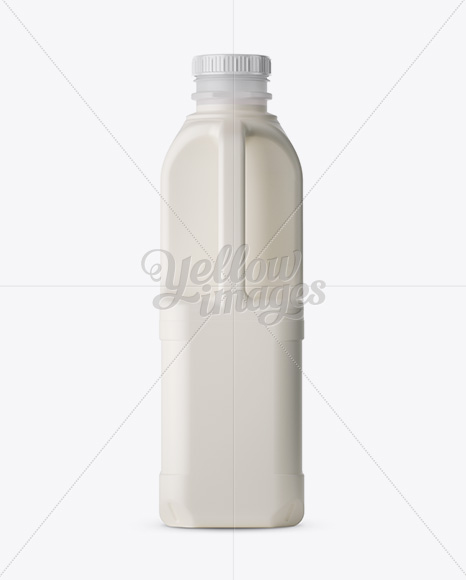 Frosted Plastic Milk Jug Mockup   Front and Back Views PSD #3