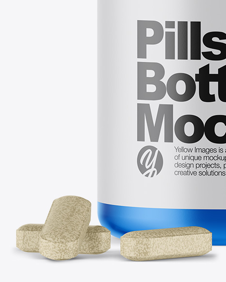 Download Metallic Pills Bottle Mockup In Bottle Mockups On Yellow Images Object Mockups PSD Mockup Templates