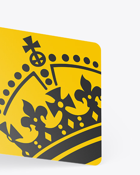 Plastic Card Mockup PSD #6