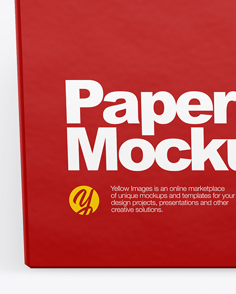 Paper Box Mockup PSD #2