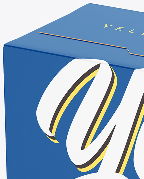 Paper Box Mockup PSD #1