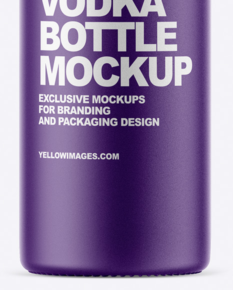 Matte Ceramic Bottle Mockup PSD #1