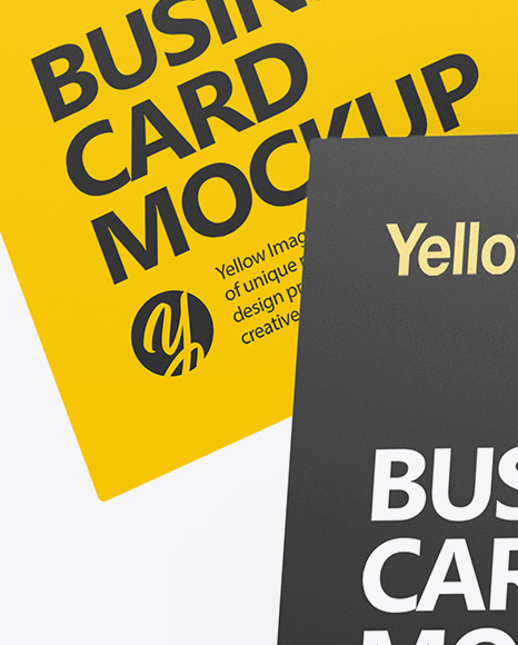 Three Business Cards Mockup PSD #6