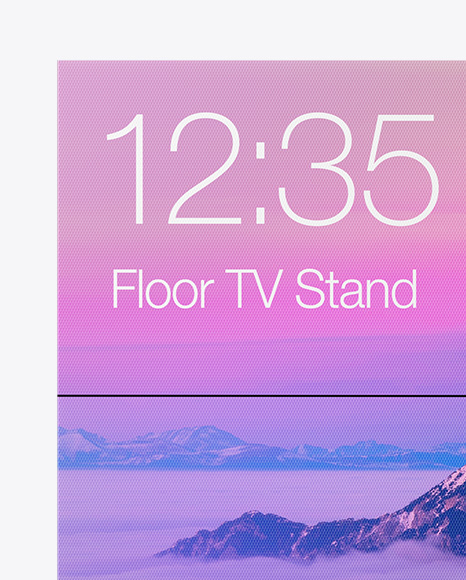 Dual Screen Stand Mockup   Front View PSD #2