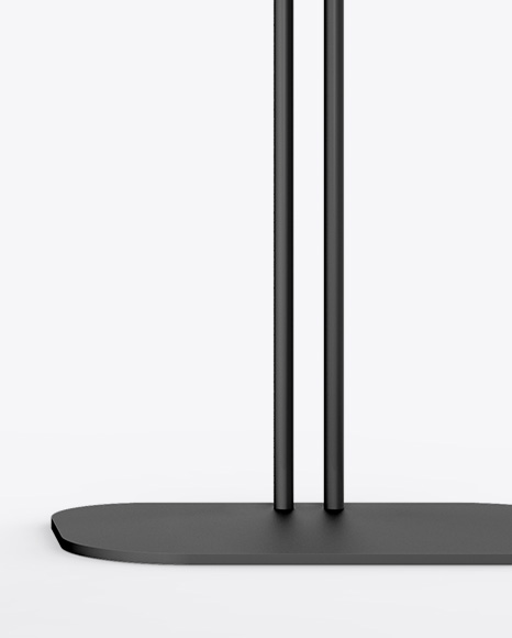 Dual Screen Stand Mockup   Front View PSD #1