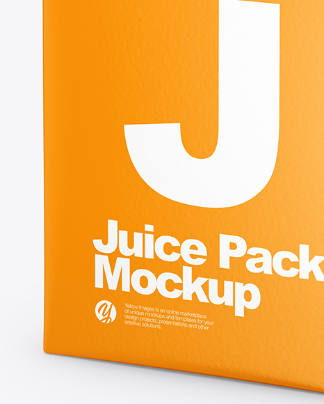 Download 200ml Glossy Juice Carton Package Mockup In Packaging Mockups On Yellow Images Object Mockups PSD Mockup Templates