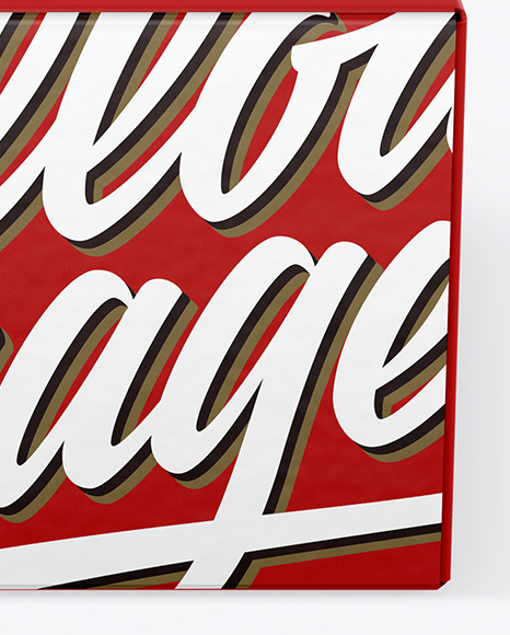 Paper Box Mockup PSD #1