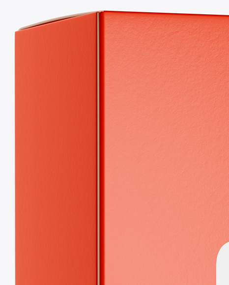 Box Mockup   Half Side View PSD #2