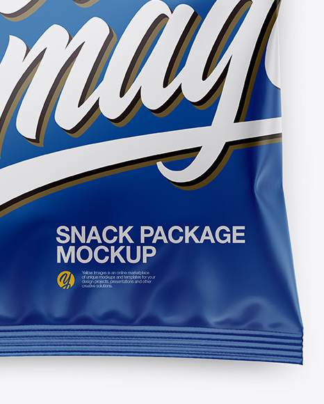 Matte Snack Package Mockup PSD #1