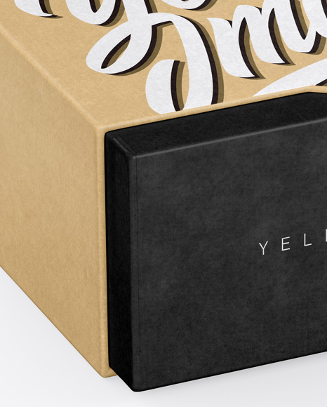 Textured Box Mockup PSD #2