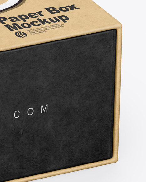 Textured Box Mockup PSD #1