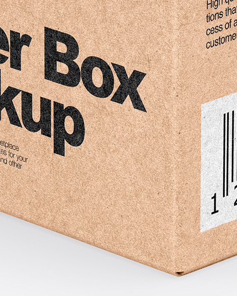 Download Kraft Box Mockup In Box Mockups On Yellow Images Object Mockups