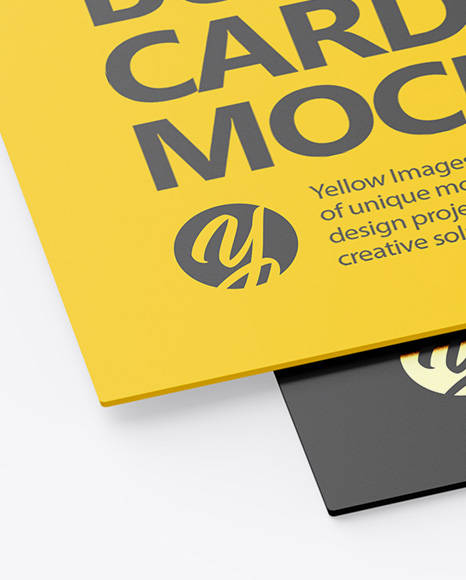 Two Business Cards Mockup PSD #6