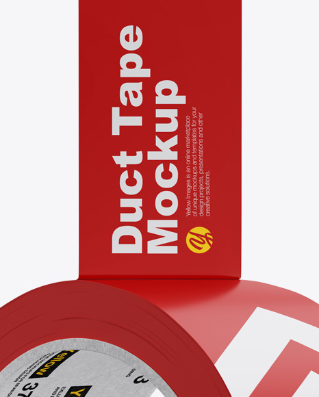 Download Matte Duct Tape Mockup In Stationery Mockups On Yellow Images Object Mockups