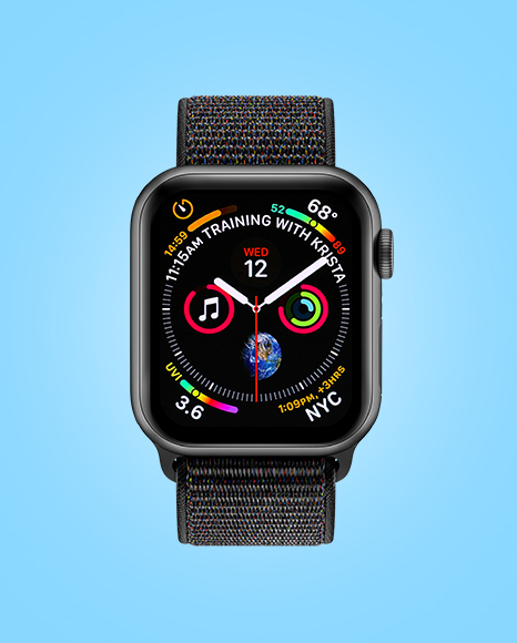 Apple Watch Series 4 Mockup Apple Watch Series 4 Mockup
