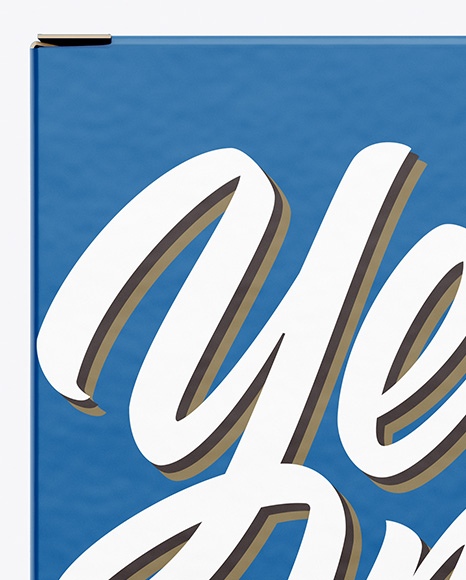 Paper Box Mockup PSD #2