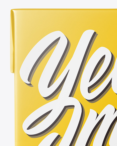 Download Carton Pack Psd Mockup Front View Yellowimages