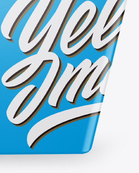 Matte Container Mockup PSD #1