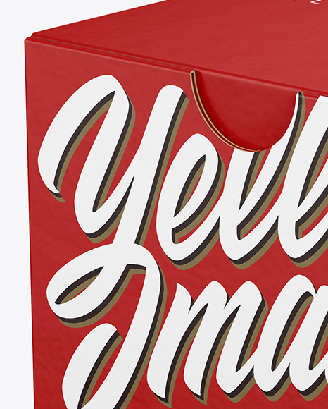 Paper Box Mockup PSD #2