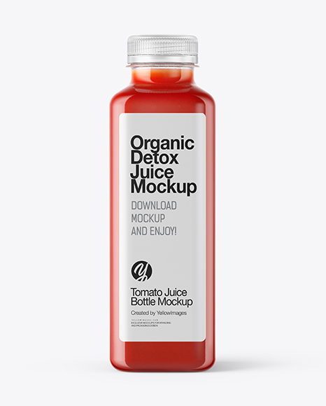 Download Square Tomato Juice Bottle Mockup In Bottle Mockups On Yellow Images Object Mockups Yellowimages Mockups