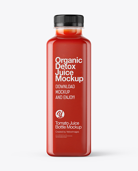 Download Square Tomato Juice Bottle Mockup In Bottle Mockups On Yellow Images Object Mockups Yellowimages Mockups