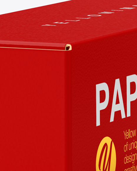 Paper Box Mockup PSD #3