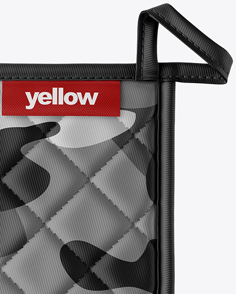 Pot Holder Mockup In Apparel Mockups On Yellow Images Object Mockups