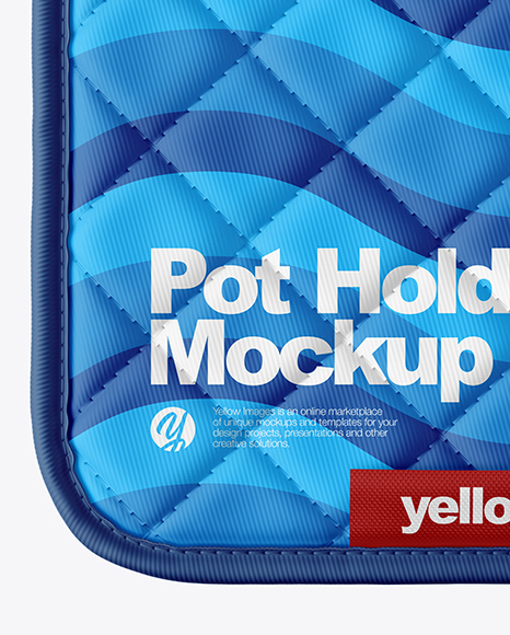 Download Pot Holder Mockup In Apparel Mockups On Yellow Images Object Mockups PSD Mockup Templates