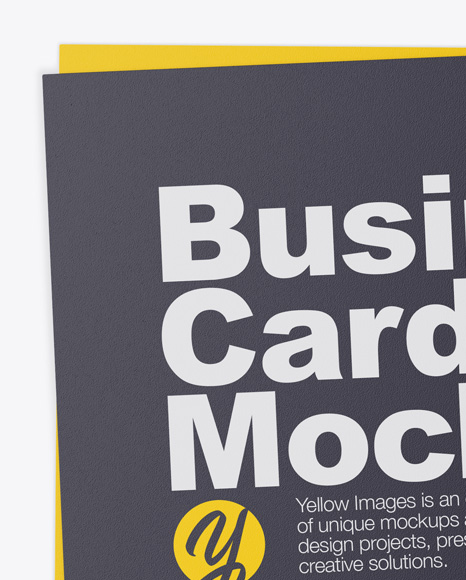 Two Business Cards Mockup PSD #2