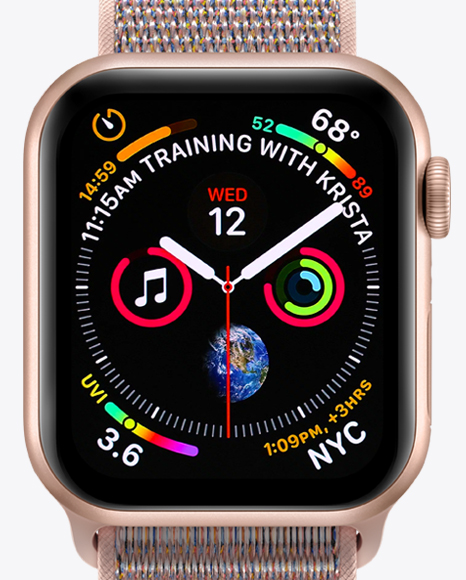 Apple Watch Series 4 Mockup PSD #1