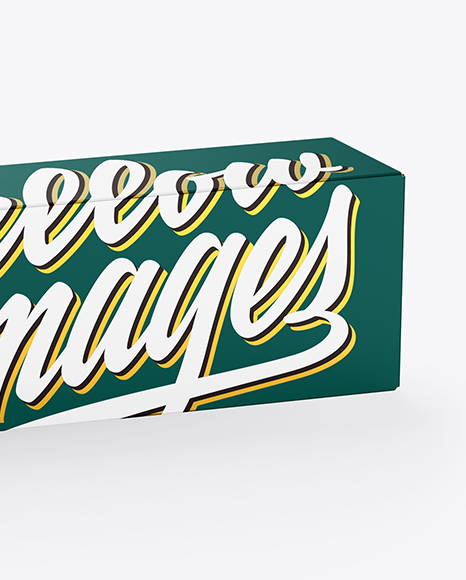 Paper Box Mockup PSD #1